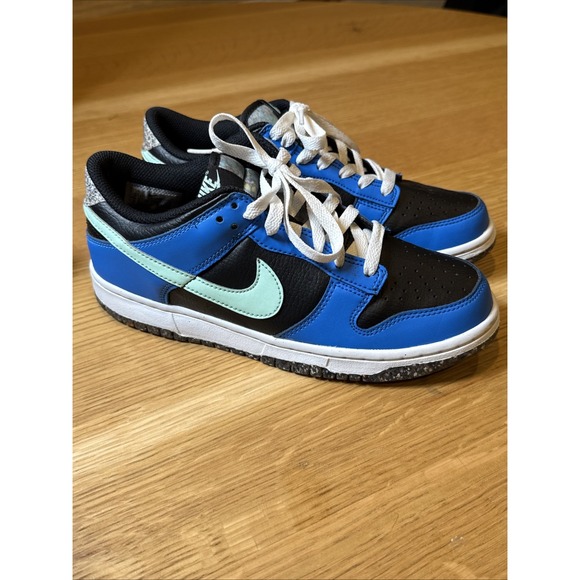 Nike Dunk Low GS Crater Blue Black Size 6y Shoe's DR0165-001 NWOT - Picture 1 of 13